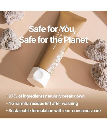 TINAZANA Pineapple Deep Cleanser with PHA, Gentle Face Wash, 97% Plant-Based Surfactant, Dust & Impurities Removal, 4.23oz - Buy Online on GoSupps.com