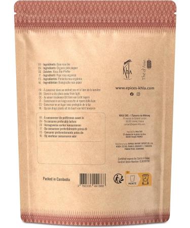 Khla - Baies Roses de Madagascar 60 g - Certifi es Bio - Baies Enti res - Qualit Premium - Poivre Rose Bourbon Madagascar - Saveur Douce et Fruit e - pice Direct Producteur - Origine Madagascar - Buy Online on GoSupps.com