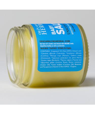 Organic Baby Salve & Diaper Balm with Calendula - Set of 1 & 4 oz | Natural Baby Care Ointment for Newborns - Ideal for Diaper Bag & Home - Buy Online on GoSupps.com