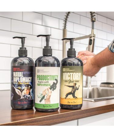 Duke Cannon Liquid Hand Soap Triple Play 3 Pack Variety Set 17 FL OZ - Naval Diplomacy & Productivity - Buy Online on GoSupps.com