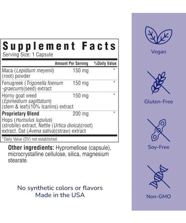 Her Own Passion - Libido Boost & Mood Support Vegan 30 Capsules - Enhance Arousal & Intimacy Hormone Balance - Buy Online on GoSupps.com