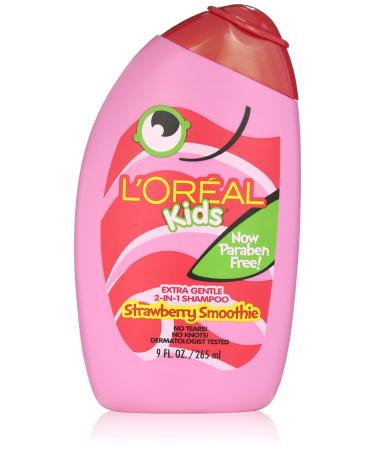L'Oreal Kids Extra Gentle 2-in-1 Shampoo Strawberry Smoothie 9 fl. oz.