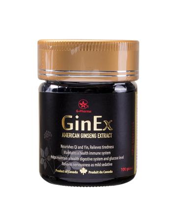 Red Ginseng Extract American Ginseng Extract GinEx 100 grams. Extra Strength High Potency