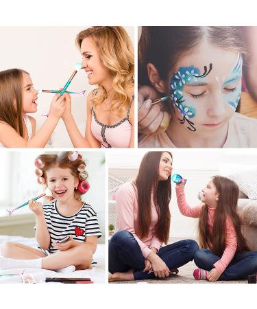 Cute 11Pcs Makeup Brushes Set for Women - Colorful Fish Tail Handle - Buy Online on GoSupps.com