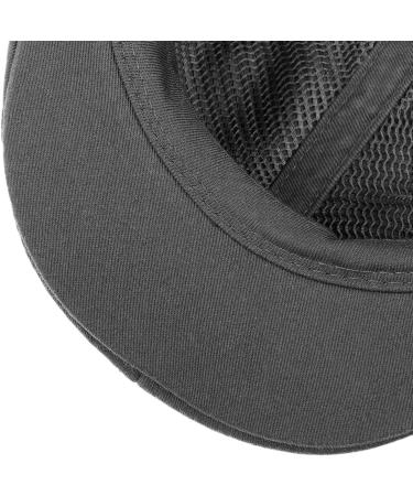 Stetson Texas Sun Protection Flat Cap Men | Dark Grey | Size 7 1/2-7 5/8 - Buy Online on GoSupps.com