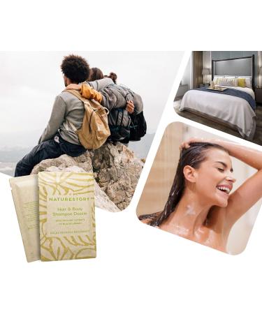  MAQA MAQA Pack of 100 Hotel Shower Shampoo Sachets 10ml Single-Use Shower Shampoo Courtesy Line for B&B Disposable Shower Shampoo and Bath Foam - Buy Online on GoSupps.com