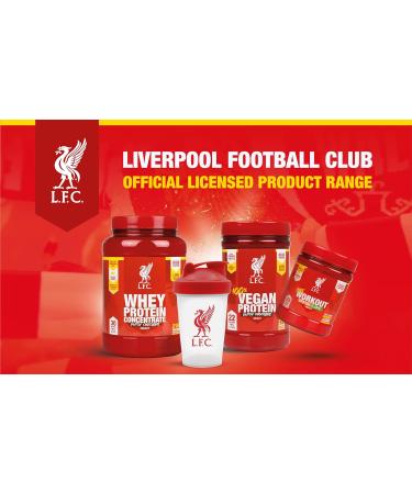 LFC Vegan Protein Powder Dutch Chocolate 680g | 21g High Protein Low Sugar | Vitamin D & B12 | 100% Vegan | Official Liverpool FC Licensed | 22 Servings - Buy Online on GoSupps.com