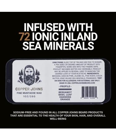 Mustache Wax for Strong Hold | Clean & Well-Kept Mustache | Beeswax & Jojoba Oil | 1oz | Polys - International Shipping Available - Buy Online on GoSupps.com