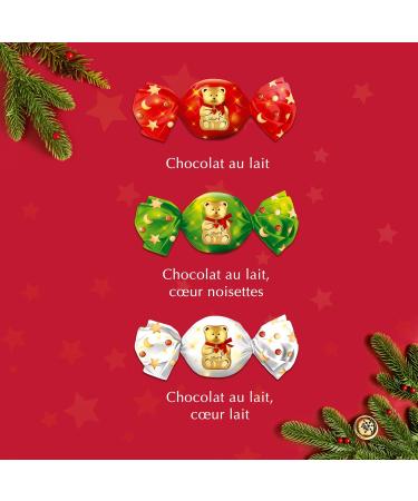 Lindt - TEDDY Mix Festive Bag - Assortment of Milk Chocolates - Creamy Milk Heart and Hazelnut Heart - Ideal for Christmas  - Buy Online on GoSupps.com