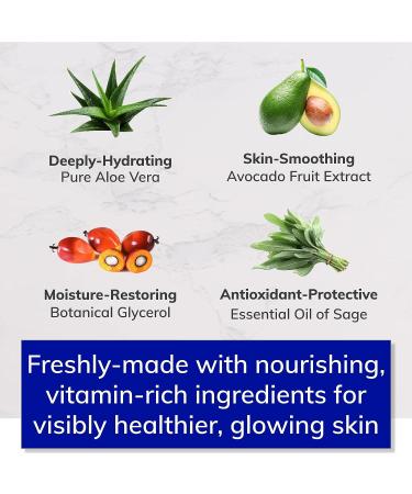 Hydrating Face Wash & Daily Foaming Cleanser + Makeup Remover | Anti-Aging Formula with Natural Ingredients for Healthy, Glowing Skin - Buy Online on GoSupps.com