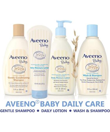 Aveeno Baby Daily Moisture Lotion 54.0 Fl Oz (Pack of 3) | Colloidal Oatmeal & Dimethicone Formula - Buy Online on GoSupps.com