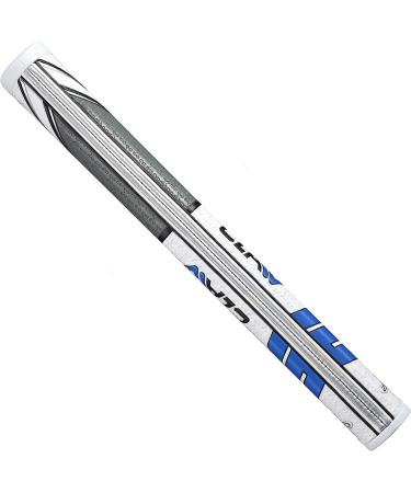 SuperStroke Traxion Claw Golf Putter Grip - Advanced Surface Texture - Improve Feedback and Tack - Minimize Grip Pressure - Parallel Design - Tech-Port Claw 2.0 White/Blue - Buy Online on GoSupps.com