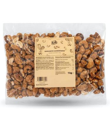 KoRo - Roasted Cashews Coated with Salted Caramel 1 kg - Tender whole cashews - Delicate salted caramel flavor - Convenient and value-for-money packaging - Buy Online on GoSupps.com