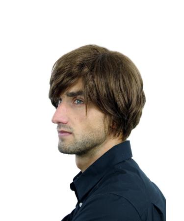 WIG ME UP - Men's Full & Dense Brown Mix Wig CM-433-12/6 | Stylish & Comfortable International Shipping - Buy Online on GoSupps.com