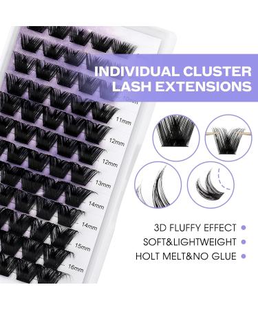 Premium Eyelash Extension Set - Cluster Lashes for DIY Lash Application | Long-lasting Lash Bond & Hold - Buy Online on GoSupps.com