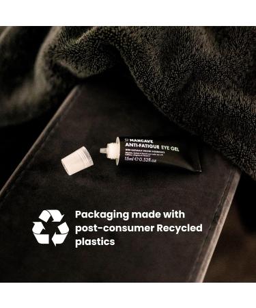 ManCave Caffeine & Vitamin E Anti-Fatigue Eye Gel 15ml- Dark Circle Treatment, Vegan Formula, Made in England - Buy Online on GoSupps.com