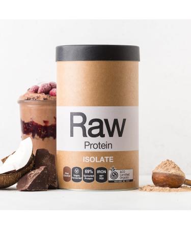 Amazonia RAW Certified Organic Vegan Protein Isolate - Digestive Enzymes Enhanced | International Shipping Available - Buy Online on GoSupps.com