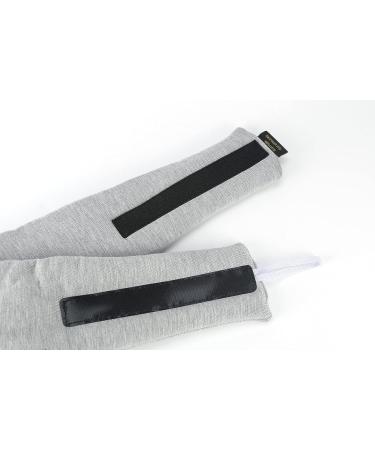 Hygge & Cwtch Full Wrap Sleeping Eye Mask | Heather Gray | Soft Cotton Unisex Blindfold - Buy Online on GoSupps.com