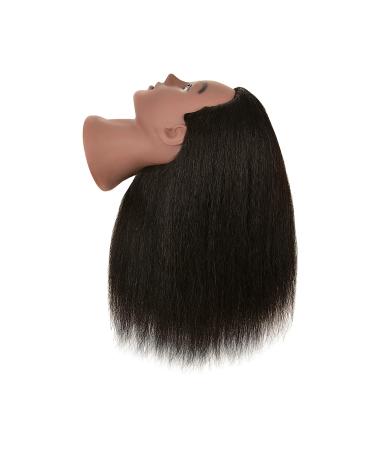 RIHANNAHAIR 100% Real Human Hair Mannequin Head with Stand - Cosmetology Practice Manikin for Braiding, Styling, Coloring, and Cutting - Buy Online on GoSupps.com