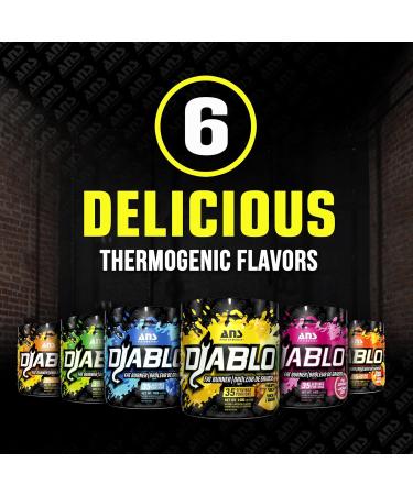 ANS Performance Diablo (35 Servings 4.9 oz) - Energy Powder for Elevated Strength & Stamina - With Added Kinetq Garcinia L Carnitine - Thermogenic Formula - Delicious Flavours (Pineapple Punch) - Buy Online on GoSupps.com