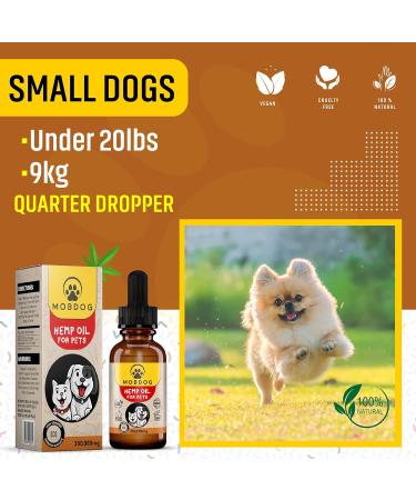 MOBDOG Hemp Oil for Dogs UK 350 000mg- Dog Calming Product with Omega 3 6 9 Pure Bliss in Every Drop -Promoting Comfort Joint Health & Digestion - Buy Online on GoSupps.com