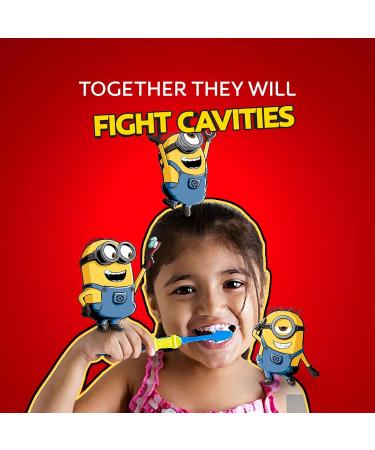 Colgate Kids Multi Action Toothpaste Gentle Protection for 6+ Years Minions Bubble Fruit Flavour 80 G (2.8 Ounce) - Buy Online on GoSupps.com