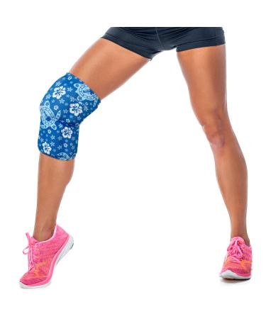 HurtSkurt Turtle Bay 2-in-1 Hot and Cold Therapy Compression Gel Sleeve | Harness-Free Heat and Ice Pack with Stretch-to-Fit Fabric for Hand, Wrist, Forearm, Foot, Ankle and Calf Pain | Medium Turtle Bay Medium (Pack of 1)