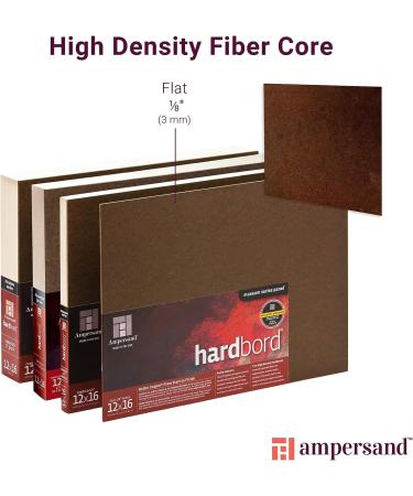 Ampersand Art Supply Hardboard Painting Panel - Museum Series Hardbord 9x12 | 1/8 Inch Depth - Buy Online on GoSupps.com