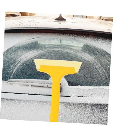 FRCOLOR Japanese Patches for Clothing Snow Scraper Car Lift Rubber Blocks Deicer Ice Scraper Snow Windshield Trumpet Water Key Screw Snow for Car Short Handle Beef Scraping - Buy Online on GoSupps.com