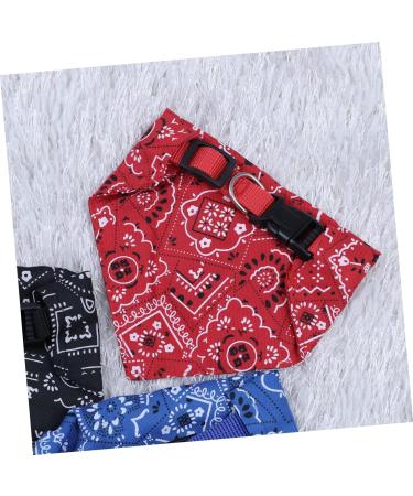 FRCOLOR 3pcs Puppy Collars Towel Bibs Pet Bandana Collar Pet Collar Scarf Accessories Necklace Small Dog L As Shown - Buy Online on GoSupps.com