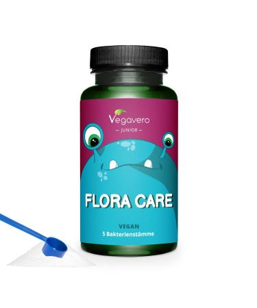 Organic Probiotics for Kids Vegavero | NO Additives | Organic Prebiotic Inulin and 5 Bacterial Strains with 4 Billion CFU | for Children 3+ Years | 75g Powder | Spoon Included - Buy Online on GoSupps.com