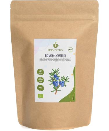 Organic Dried Juniper Berries (500g) Organic Grown Whole Juniper Berries Unsweetened 100% Natural and Pure Vegan - Buy Online on GoSupps.com