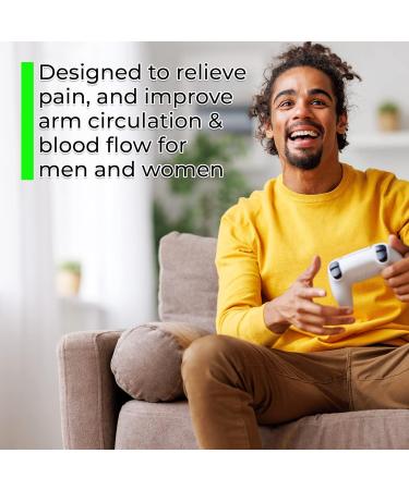 Buy Wearable Hands-Free Arm Compression Massager FA-1 for Gamers | Relieve Shoulder Elbow Wrist & Finger Pain - Battery Operated - Buy Online on GoSupps.com