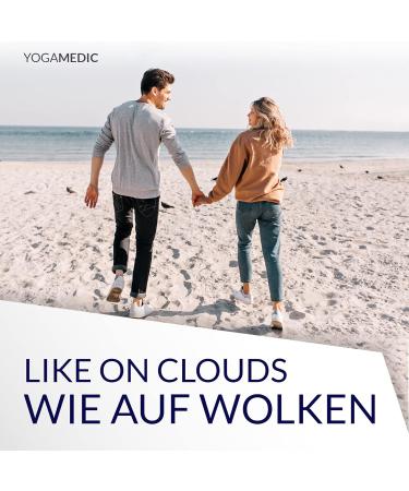 Yogamedic Heel Cushion for Shoes | Comfort Gel Pillows for Plantar Fasciitis & Heel Pain Relief | Orthopedic Gel Inserts (Medium-Soft Sizes 35-39) - Buy Online on GoSupps.com