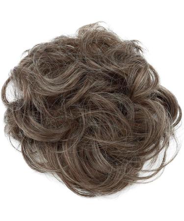 CAISHA by PRETTYSHOP Messy Scrunchie Bun Voluminous Wavy Hairpiece Brown Mix G24A - Heat-Resistant Synthetic Fibres - Buy Online on GoSupps.com