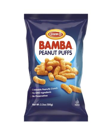 Osem Bamba Snack - Peanut 3.5 oz (Pack of 12) | International Shipping Available - Buy Online on GoSupps.com