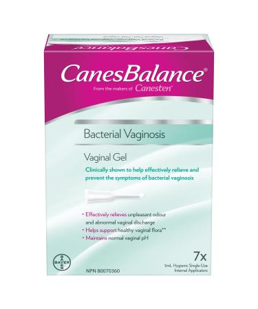 CanesBalance Bacterial Vaginosis Treatment For BV Symptoms - Vaginal Gel BV Treatment For Women Relieves Vaginal Odor Maintains Normal Vaginal pH Supports Vaginal Health 7 Single-Use Applicators Skin Moisturizer