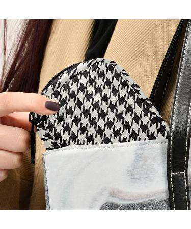 Classic Houndstooth Travel Pill Organizer - 7 Day Pill Box Holder for Vitamins & Medicine | Large Daily Organizer for Family & Travel  - Buy Online on GoSupps.com