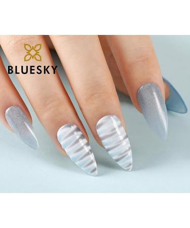 Bluesky Gel Nail Polish Prince Charming Ch05 Blue Glitter Long Lasting Chip Resistant 10 ml (Requires Curing Under UV LED Lamp) - Buy Online on GoSupps.com