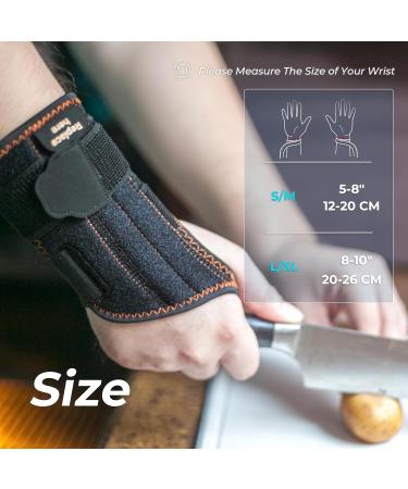 CureCare Adjustable Wrist Support with 2 Alternating Rails | Pain Relief Bandage for Carpal Tunnel Tendinitis & Arthritis (L/XL Left) - Buy Now! - Buy Online on GoSupps.com