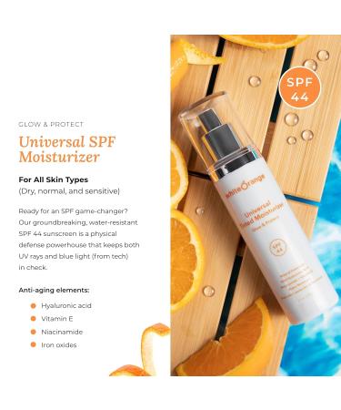 White Orange Premium Tinted Moisturizer SPF 44 - All-in-One Mineral Sunscreen for All Skin Types - Broad Spectrum UVA/UVB Protection - Buy Online on GoSupps.com