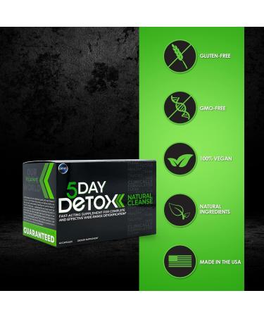 Omni 5 Day Permanent Detox Cleanse - Natural Body Cleanse with Toxin Rid - 40 Capsules - Buy Online on GoSupps.com