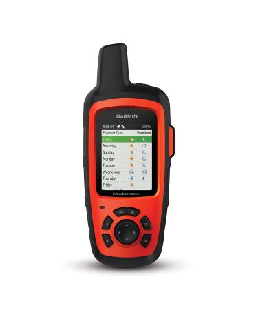 Garmin inReach Explorer+, Handheld Satellite Communicator with TOPO Maps and GPS Navigation (Renewed)