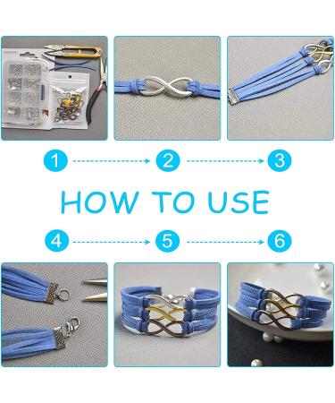 PandaHall 100pcs Stainless Steel Ribbon Ends Clamps for Jewelry Making - 5.5x25x7mm - Buy Online on GoSupps.com