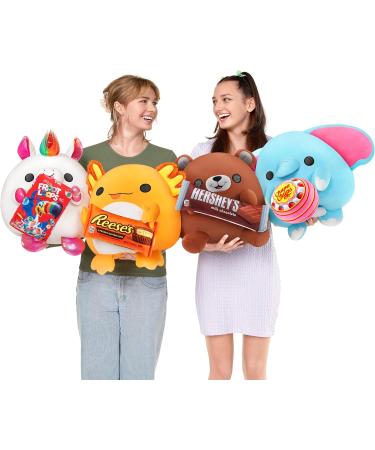 Snackles Series 1 Unicorn Surprise 35 cm Medium Plush - Ultra Soft & Cuddly Squishy Comfort Toy with Snack Brand Accessory - Ages 3 - Buy Online on GoSupps.com