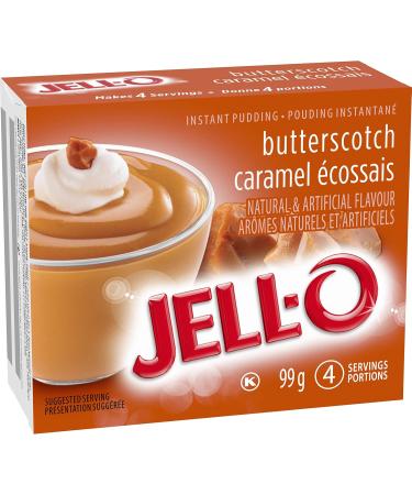 Jell-O Butterscotch Instant Pudding Mix 99 gr Box - Buy Online on GoSupps.com
