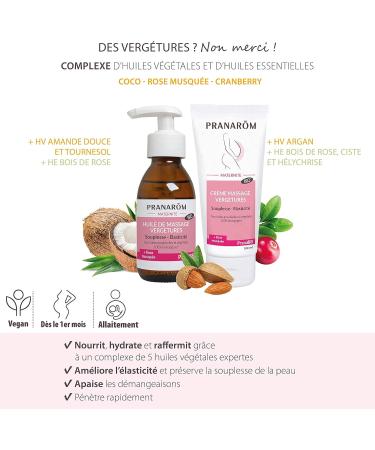 Pranarom PranaBB maternity organic stretch mark massage oil 100ml - Buy Online on GoSupps.com