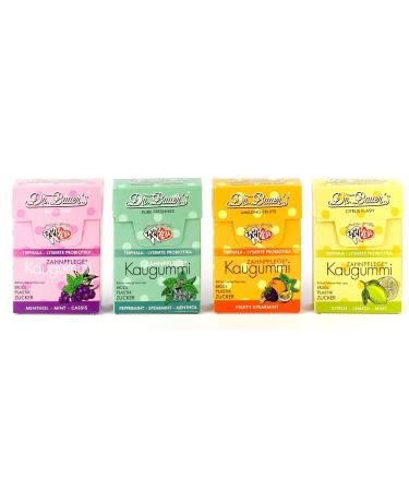 Dr. Bauer's Active Love Dental Cycling Cup - Vegan Sugar-Free Oil-Free Lockable 35g Box | Tasting Set of 25 Pieces - All 4 Varieties | International Shipping - Buy Online on GoSupps.com