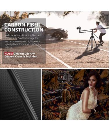 Neewer 70 Carbon Fiber Jib Arm Camera Crane w/ Quick Shoe Plate - Supports DSLR Video Cameras up to 8kg/17.6lbs - Buy Online on GoSupps.com