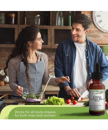 Green Organics Green Coffee Bean Liquid Extract - 2 Fl Oz | Weight Loss Supplements | Suppresses Appetite, Boosts Metabolism | 100% Natural | No Preservatives or Additives - Buy Online on GoSupps.com